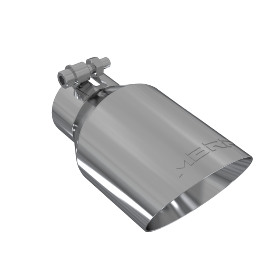 Exhaust Tip 4 Inch O.D. Dual Wall Angled Fits Aluminized Steel 2 1/2 Inch Systems MBRP