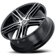 Hella 157 GBM Gloss Black / Machined