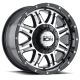 186 BK Black / Machined Face