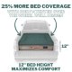 AirBedz Pro3 by Pittman Outdoors - PPI 301 Full Size 8.0' Long Bed with Built-in DC Air Pump - Th...