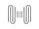 ICON 2000-04 Ford F250/F350 SD, Front Semi-Round U-Bolt Kit
