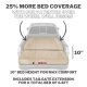 AirBedz Tan by Pittman Outdoors - PPI 505 Mid Size 5.0'-5.5' Short Bed with Built-in Rechargeable...