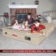 AirBedz Tan by Pittman Outdoors - Original Inflatable Wheel Well Side Inserts - FITS ONLY PPI 505