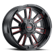 Apollo 8115 RD Gloss Black / Prism Red Milled