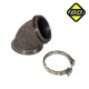 BD Exhaust Elbow, Turbo Cast - Dodge 2007.5-2012 6.7L Cummins