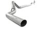 P1 4" Down Pipe Back, Race System, without bungs, without muffler, Aluminized, 2011-2015.5** Chev...
