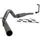P1 4" Down Pipe Back, Race System, without bungs, without muffler, Aluminized, 2017-2023 Chevy/GM...