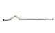 P1 5" Down Pipe Back, Race System, Without bungs, Without muffler, - SLM Series, Aluminized, 2008...