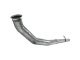 P1 4" Down pipe, Race Pipe, without bungs, AL, 2007-2012 RAM 2500/3500 6.7L