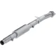 P1 4" Race Pipe without bungs, with muffler, T409 Stainless, 2019-2022 RAM 2500/3500 6.7L ,All Mo...