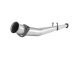 P1 4" Race Pipe without bungs, Aluminized, 2011-2016 Ford F250/350/450 6.7L