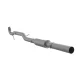 P1 4" Race Pipe without bungs, with muffler, Aluminized, 2011-2015.5** Chevy/GMC 2500/3500 HD