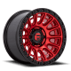 Cycle D834 Candy Red / Black Ring