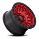 Cycle D834 Candy Red / Black Ring