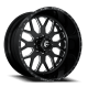 FF19D DE19 Super Single BK Gloss Black / Milled