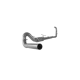 5" Aluminized Turbo Back Single With MUFFLER 