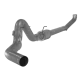5" Aluminized Turbo Back Single NO Muffler