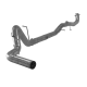 5" Aluminized Downpipe Back Single NO Muffler