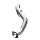 4 Inch Turbo Down Pipe For 15-16 Ford 6.7L Powerstroke Non Cab and Chassis Only T409 Stainless St...