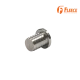 1/2 Inch Billet Aluminum Universal Block Off Plug Fleece Performance Side View