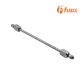 12 Inch High Pressure Fuel Line 8mm x 3.5mm Line M14 x 1.5 Nuts Fleece Performance Front View