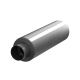 5 Inch ID Inlet/Outlet 31 Inch Exhaust Pipe Single Muffler Aluminized Steel MBRP