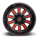 Hardline D621 Gloss Black / Candy Red