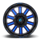 Hardline D646 Gloss Black / Candy Blue