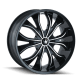 Hustler 342 GBM Gloss Black / Machined Face