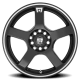 MR116 FS5 GBM Gloss Black / Machined Flange