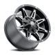 Rampage 8090 BK Black / Milled Spokes