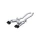 2021-2024 BMW M4 G82 and M3 G80 T304 Stainless Steel 3 Inch Axle-Back Quad Rear Exit with Carbon ...