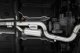 2015-21VW Golf R T304 Stainless Steel 3 inch Cat-Back Active Quad Rear Exit with Carbon Fiber Tip...