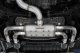 2015-21VW Golf R T304 Stainless Steel 3 inch Cat-Back Active Quad Rear Exit with Carbon Fiber Tip...