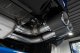 2015-21VW Golf R T304 Stainless Steel 3 inch Cat-Back Active Quad Rear Exit with Carbon Fiber Tip...