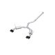 22-Up Subaru WRX 2.4L T304 Stainless Steel 3 Inch Cat-Back Dual Split Rear Quad Carbon Fiber Tips...