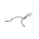3 Inch Cat Back Exhaust System Dual Split Side Aluminized Steel For 04-05 Dodge Ram Hemi 1500 MBR...