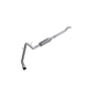 Cat Back Exhaust System Single Side Exit Aluminized Steel For 05-07 Dodge Ram Dakota 3.7/4.7L MBR...