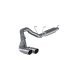 4 Inch Cat Back Exhaust System For 14-Up RAM 2500/3500 6.4L Single Side Dual Outlet T409 Stainles...