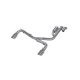 2021-Up Ford Bronco Sport 2.0L EcoBoost T409 Stainless Steel 2.5 Inch Resonator-Back Dual Split R...