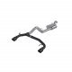 21-Up Ford Bronco 2.3L/2.7L EcoBoost 2/4-Door Black-Coated Aluminized Steel 3 Inch Cat-Back Dual ...