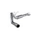 4 Inch Resonator Back Exhaust System Single Side Exit Aluminized Steel For 11-16 Ford F-250/350 6...