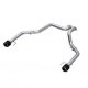 2021-Up Ford F-150 Raptor 3.5L EcoBoost HO 3 Inch Axle-Back Dual Rear Exit T304 Stainless Steel w...