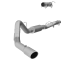 4 Inch Cat Back Exhaust System Single Side T409 Stainless Steel For 06-07 Silverado/Sierra 2500/3...