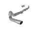 5 Inch Single Side T409 Stainless Steel For 01-07 Silverado/Sierra 2500/3500 Duramax Classic Exte...