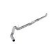 T409 Stainless Steel 5 Inch Downpipe Back Single Side Exit No Muffler 01-04 Silverado/Sierra 2500...