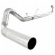 P1 4" Turbo Back, Single - No Muffler, T409 Stainless 2004-2007.5 RAM 2500/3500 5.9 CUMMINS