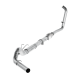 5 Inch Turbo Back Stock Cat Single Side Exit Aluminized Steel For 03-07 Ford F-250/350 6.0L, Exte...