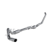 4 Inch Exhaust System Kit Turbo Back For 03-07 Ford F-350/450/550 6.0L Single Side Exit Aluminize...
