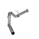 Ford Super Duty 6.7L 4 Inch DPF-Back Exhaust No Muffler, Armor Lite Series For 11-16 Ford F-250/3...